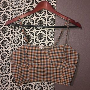 Lottie Moss strappy bustier top